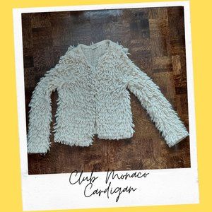 **CLEARANCE **  Club Monaco Fluffy Cardigan